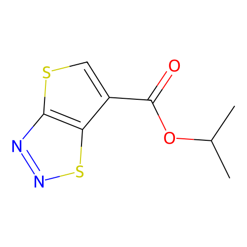 Propan-2-yl thieno[2,3-d]thiadiazole-6-carboxylate structure