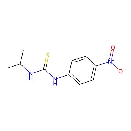 Thiourea, N-(1-methylethyl)-N'-(4-nitrophenyl)- structure