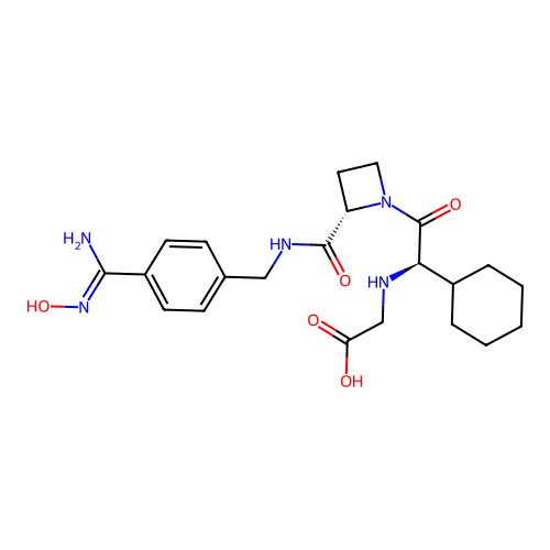 N-Hydroxy Melagatran structure