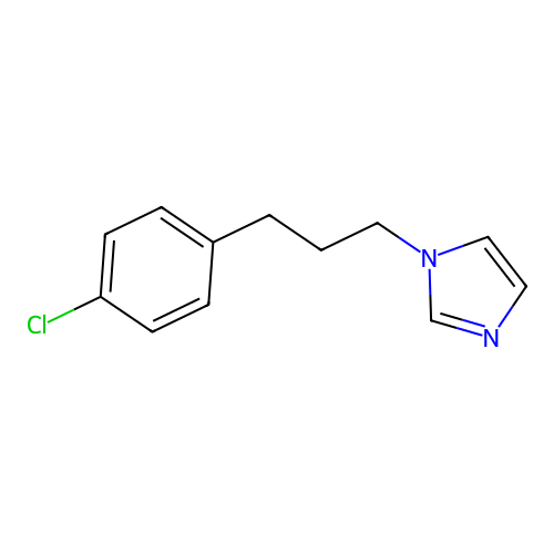 1-[3-(4-Chlorophenyl)propyl]imidazole structure