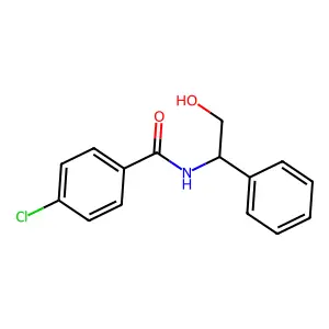(R)-4-Chloro-N-(2-hydroxy-1-phenylethyl)benzamide structure