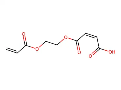 4-Oxo-4-{2-[(prop-2-enoyl)oxy]ethoxy}but-2-enoic acid structure