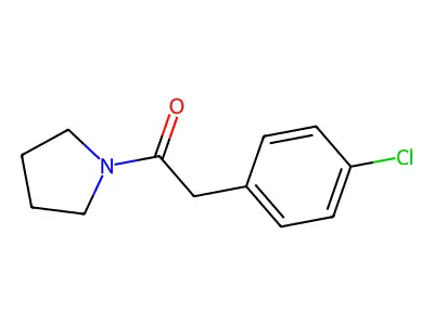 2-(4-Chlorophenyl)-1-(pyrrolidin-1-yl)ethan-1-one structure