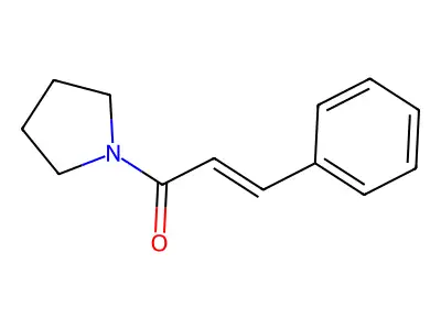 Cinnamic acid pyrrolidid structure
