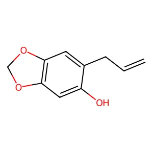 2-Allyl-4,5-(methylenedioxy)phenol structure