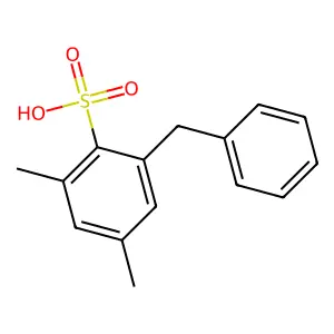 2-苄基-4,6-二甲基苯磺酸 structure