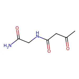 N-(2-氨基-2-氧代乙基)-3-氧代丁酰胺 structure