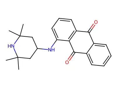 9,10-Anthracenedione, 1-[(2,2,6,6-tetramethyl-4-piperidinyl)amino]- structure