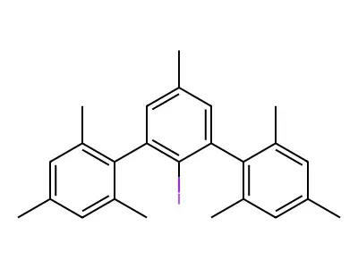 1,1':3',1''-Terphenyl, 2'-iodo-2,2'',4,4'',5',6,6''-heptamethyl- structure