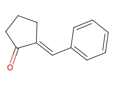 2-Phenylmethylenecyclopentanone structure