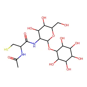 放线硫醇 structure