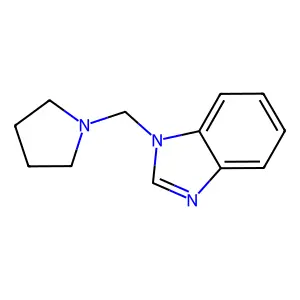 1-(Pyrrolidin-1-ylmethyl)benzimidazole structure