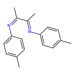 2,3-Butanediimine, N,N'-bis(4-methylphenyl)- structure