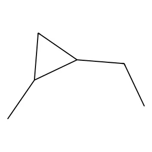 1-Ethyl-2-methylcyclopropane structure
