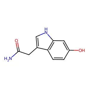 6-Hydroxy-1H-Indole-3-Acetamide structure