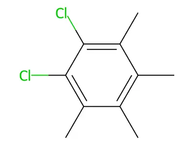 1,2-Dichloro-3,4,5,6-tetramethylbenzene structure