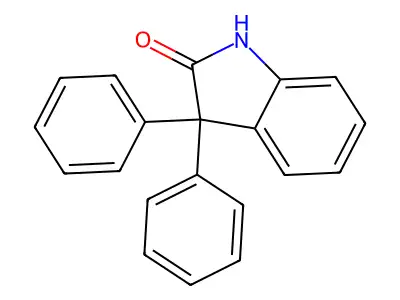 3,3-Diphenyloxindole structure