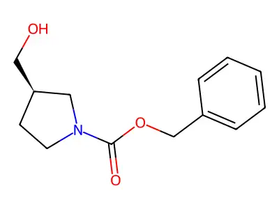 Benzyl 3-(hydroxymethyl)piperidine-1-carboxylate structure
