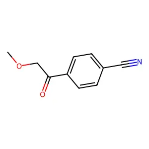 4-(2-甲氧基乙酰基)苯甲腈 structure