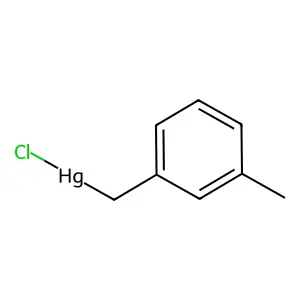 3-Methylbenzyl mercuric chloride structure