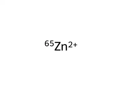 Zinc, isotope of mass 65 structure