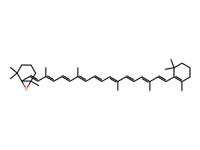 beta-Carotene 5,6-epoxide structure
