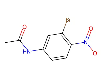 N-(3-bromo-4-nitrophenyl)acetamide structure