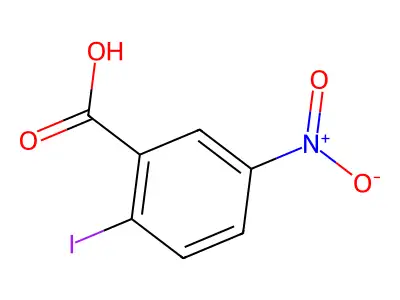 2-Iodo-5-nitrobenzoic acid structure