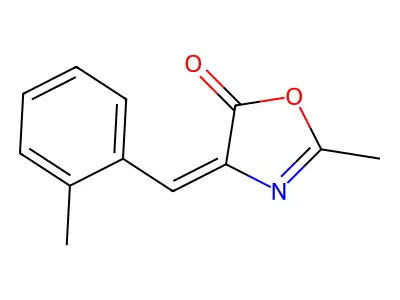 2-Methyl-4-[(2-methylphenyl)methylidene]-1,3-oxazol-5-one structure