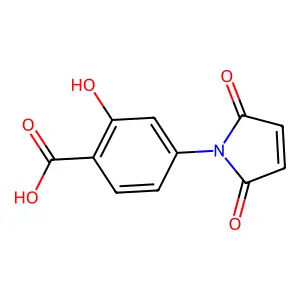 4-(2,5-二氧代-2,5-二氢-1H-吡咯-1-基)-2-羟基苯甲酸 structure