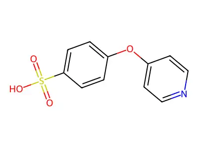 4-(4-Pyridinyloxy)benzenesulfonic acid structure