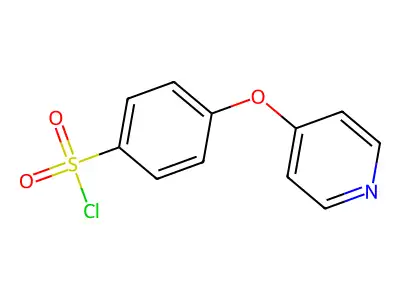 4-(4-Pyridyloxy)benzenesulfonyl chloride structure