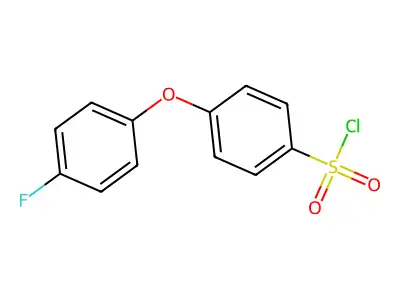 4-(4-Fluorophenoxy)benzenesulphonyl chloride structure