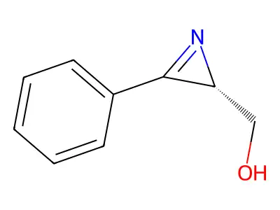 (3-Phenyl-2H-aziren-2-yl)methanol structure