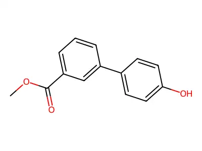 Methyl 3-(4-hydroxyphenyl)benzoate structure