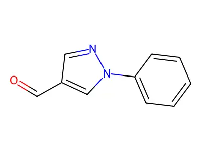 1-苯基-1H-吡唑-4-甲醛 structure