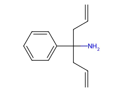 4-Phenylhepta-1,6-dien-4-amine structure
