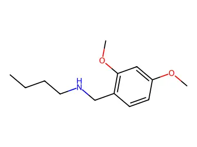 Butyl[(2,4-dimethoxyphenyl)methyl]amine structure