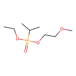 Phosphonic acid, (1-methylethyl)-, ethyl 2-methoxyethyl ester structure