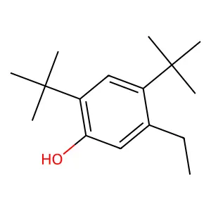 2,4-Di-tert-butyl-5-ethylphenol structure