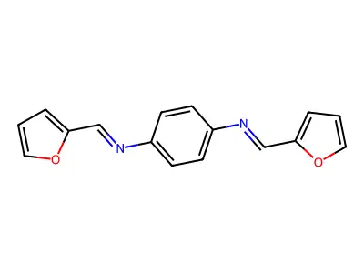 N,N'-二糠亚基对苯二胺 structure