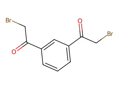 Ethanone, 1,1'-(1,3-phenylene)bis[2-bromo- structure