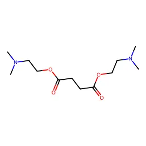 1,4-Bis(2-(dimethylamino)ethyl) butanedioate structure