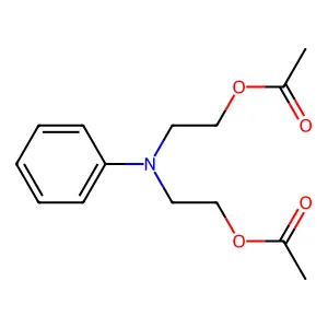 Ethanol, 2,2'-(phenylimino)bis-, 1,1'-diacetate structure