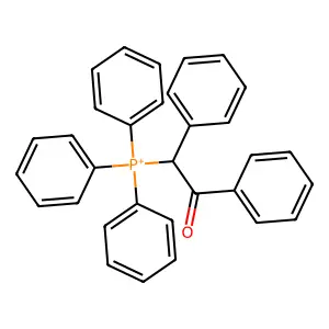 (2-Oxo-1,2-diphenylethyl)(triphenyl)phosphanium structure