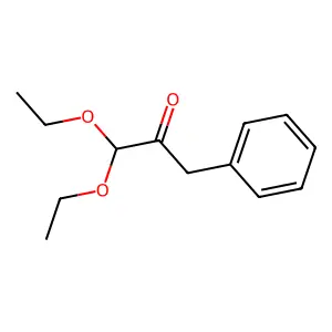 2-Propanone, 1,1-diethoxy-3-phenyl- structure