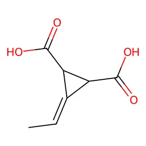3-亚乙基环丙烷-1,2-二甲酸 structure