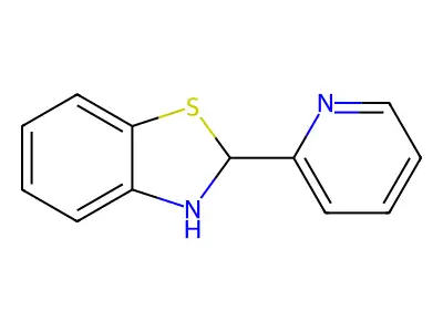 Benzothiazole, 2,3-dihydro-2-(2-pyridinyl)- structure