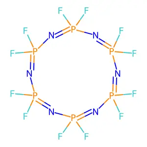 环六(二氟磷腈) structure