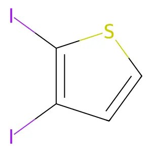 2,3-Diiodothiophene structure